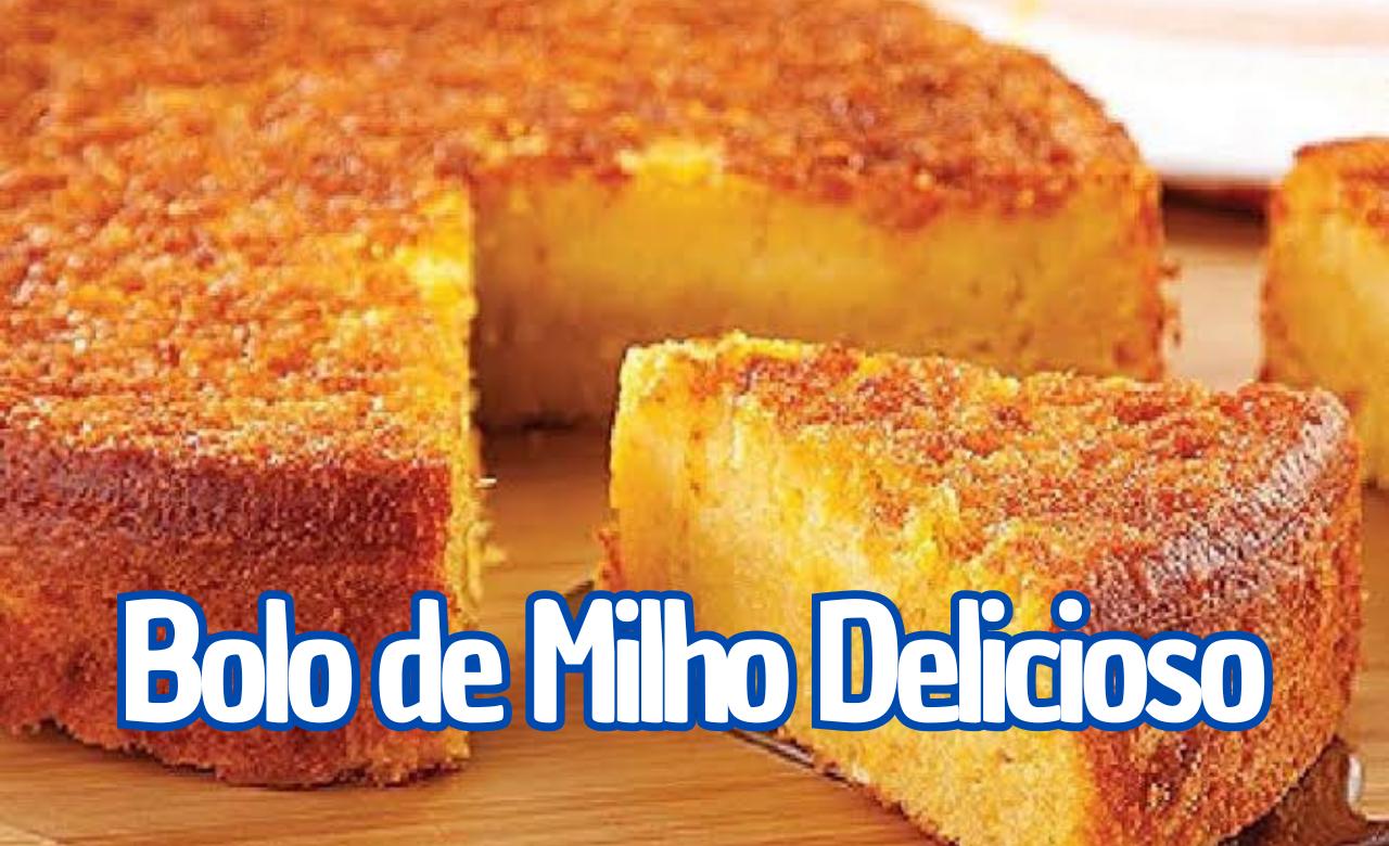 Receita de Bolo de Milho Cremoso