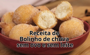 Bolinho de Chuva Sem Ovo e Sem Leite